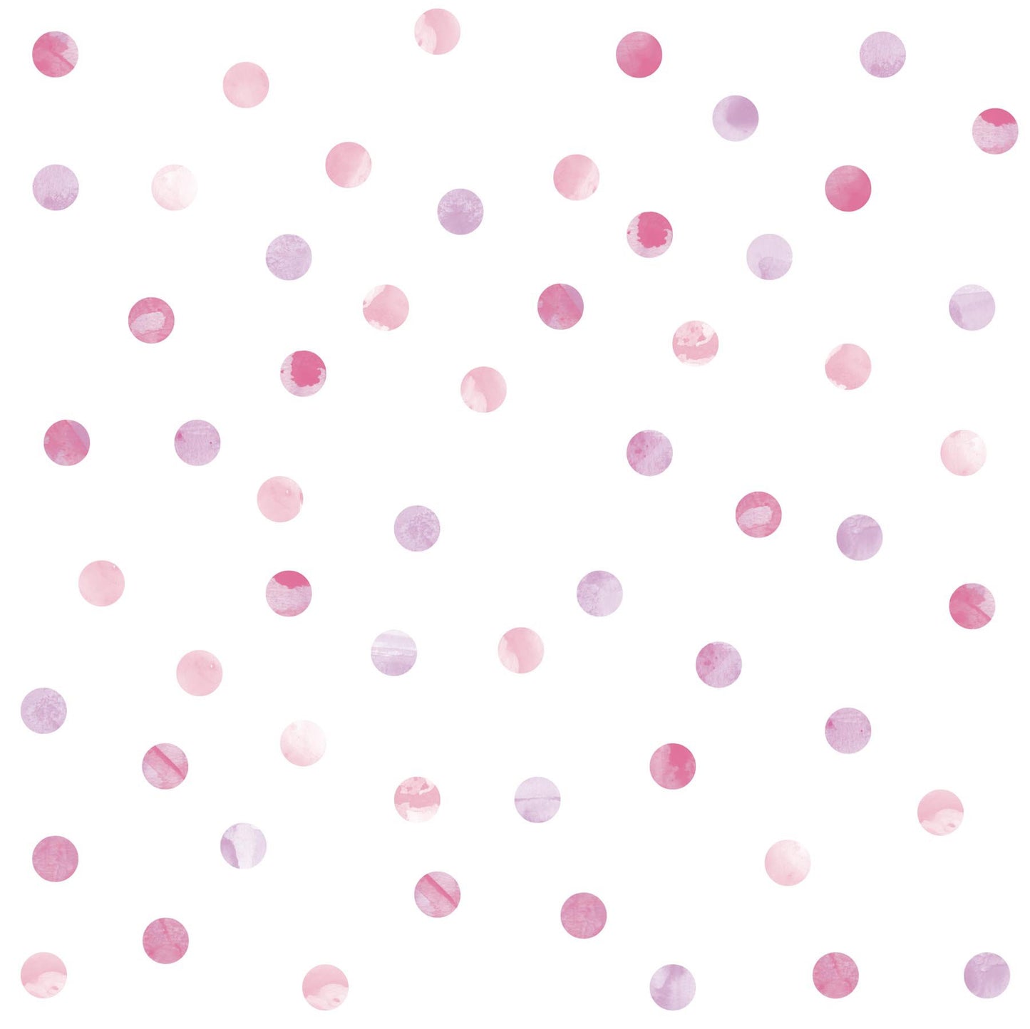 WallPops DWPK2466 Watercolor Dots Wall Art Kit, Pink