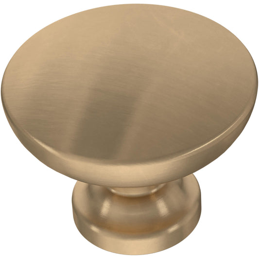 Franklin Brass with Antimicrobial Properties Fulton 1-3/16" (30mm) Round Knob in Champagne Bronze (5-Pack)