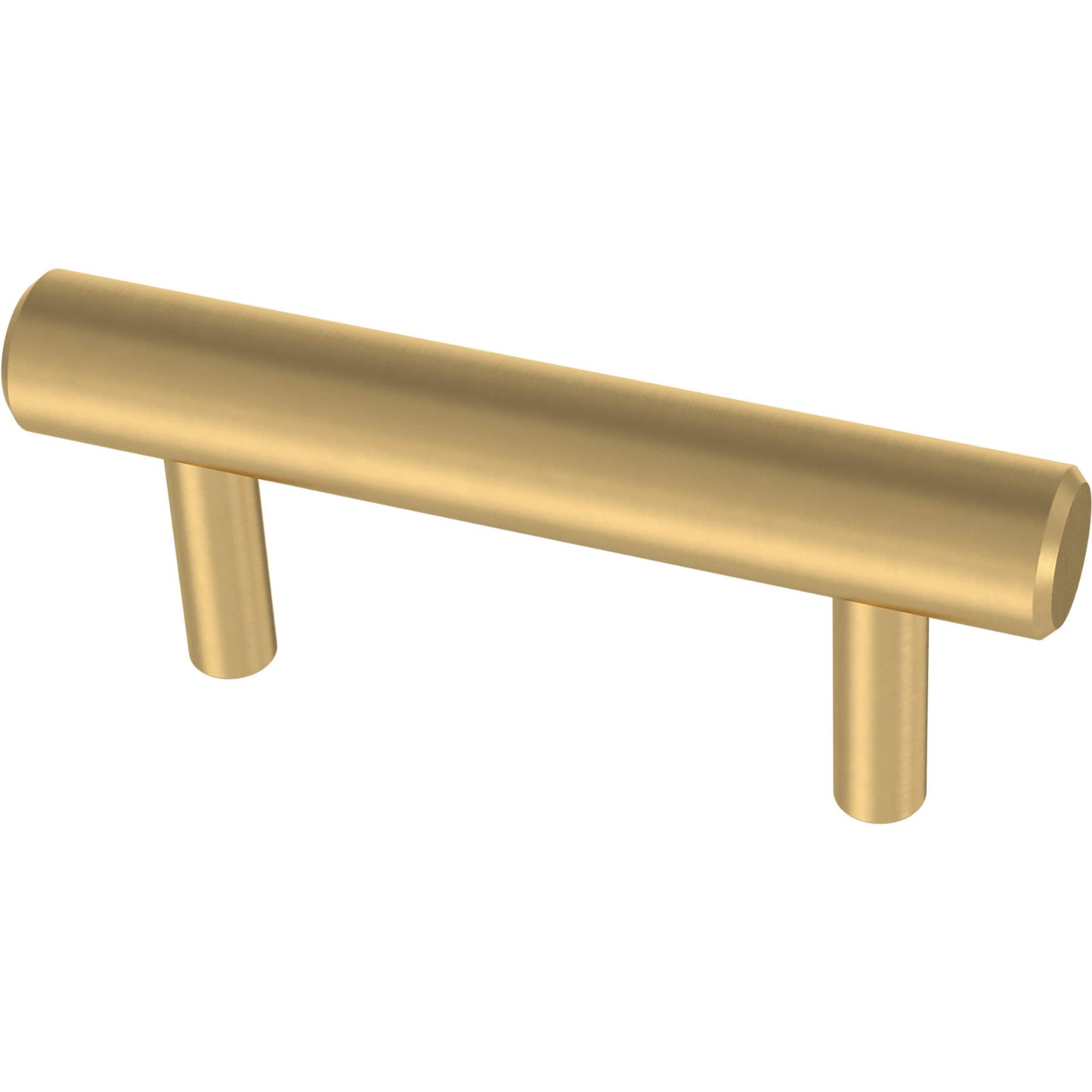 Franklin Brass Oversized Bar Cabinet Pull, Satin Gold, 3 in (76 mm) Drawer Handle, 1 Pack, P41883K-117-C