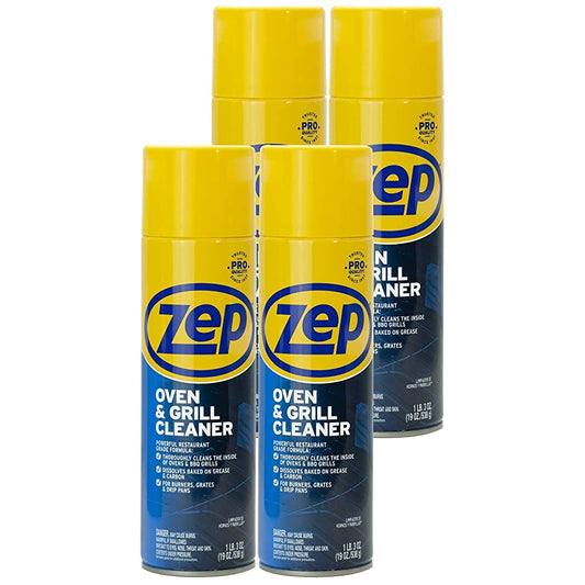 Zep Heavy-Duty Oven and Grill Cleaner Spray ZUOVGR19 (Case of 4) - OBS