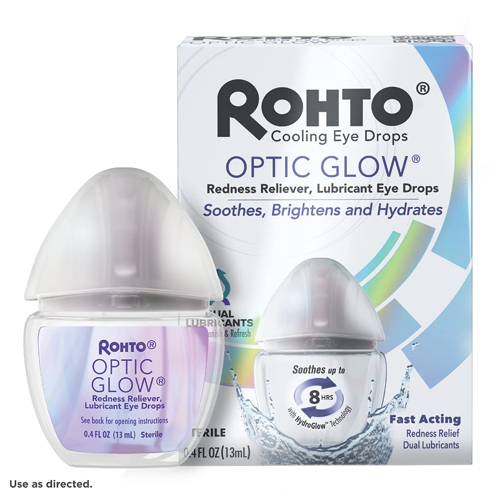 Rohto® Optic Glow® Redness Reliever Lubricant Eye Drops