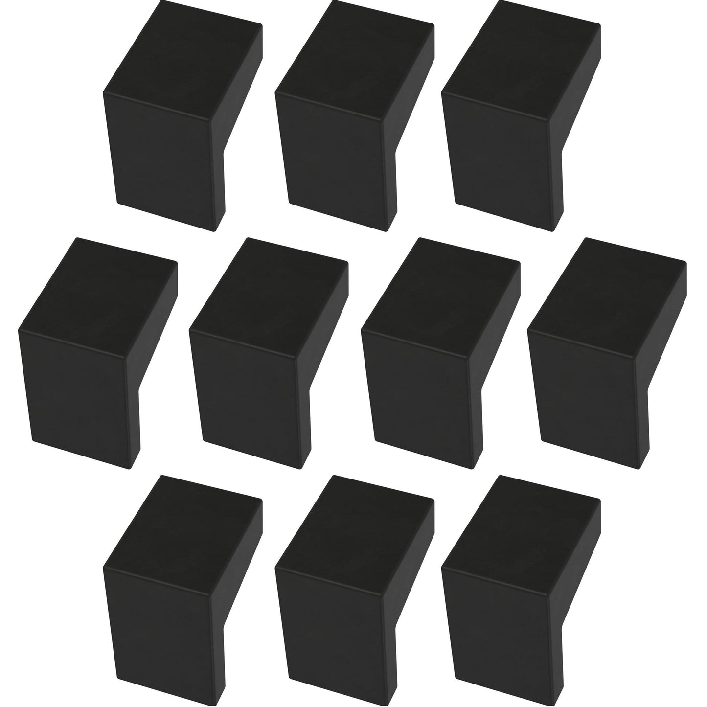 Franklin Brass Mirrored Cabinet Knob, Matte Black, 1-1/16" (27mm) Drawer 10 Pack, P40838K-FB-C