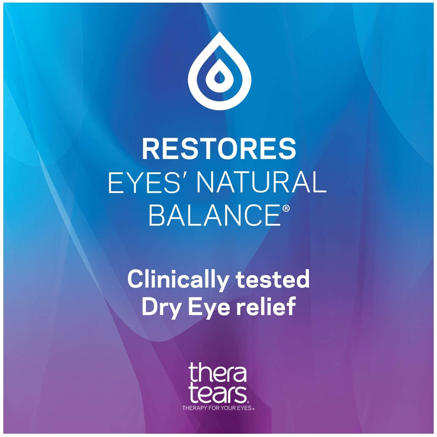 TheraTears Dry Eye Therapy Eye Drops for Dry Eyes, 1.0 Fl Oz