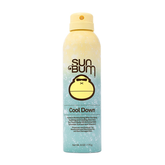 Sun Bum Cool Down Aloe Vera Spray - Vegan After Sun Care with Cocoa Butter to Soothe and Hydrate Sunburn - 6 oz