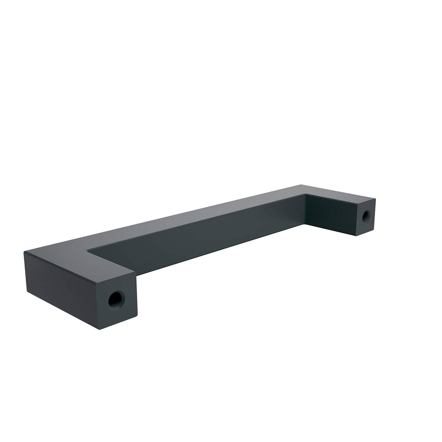 Amerock | Cabinet Pull | Matte Black | 3-3/4 inch (96 mm) Center-to-Center | Monument | 1 Pack | Drawer Pull | Drawer Handle | Cabinet Hardware