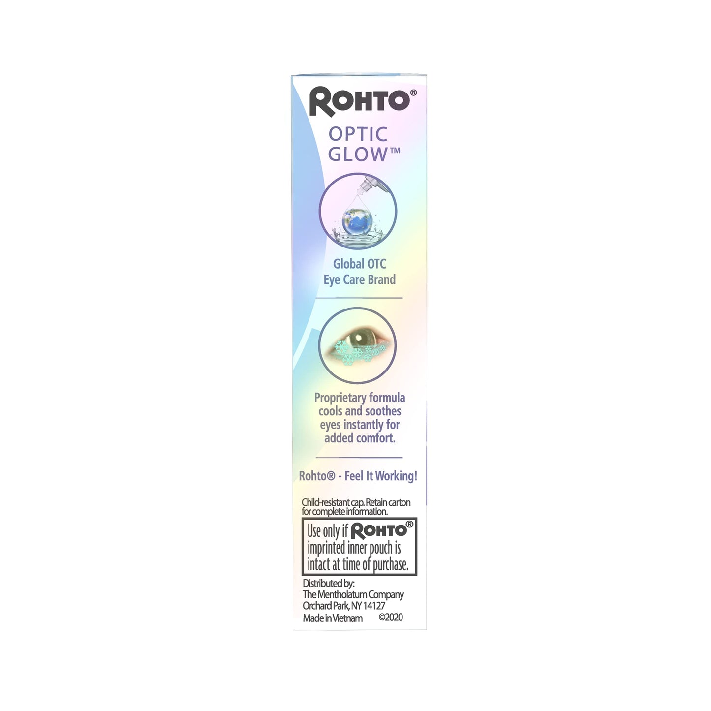 Rohto® Optic Glow® Redness Reliever Lubricant Eye Drops