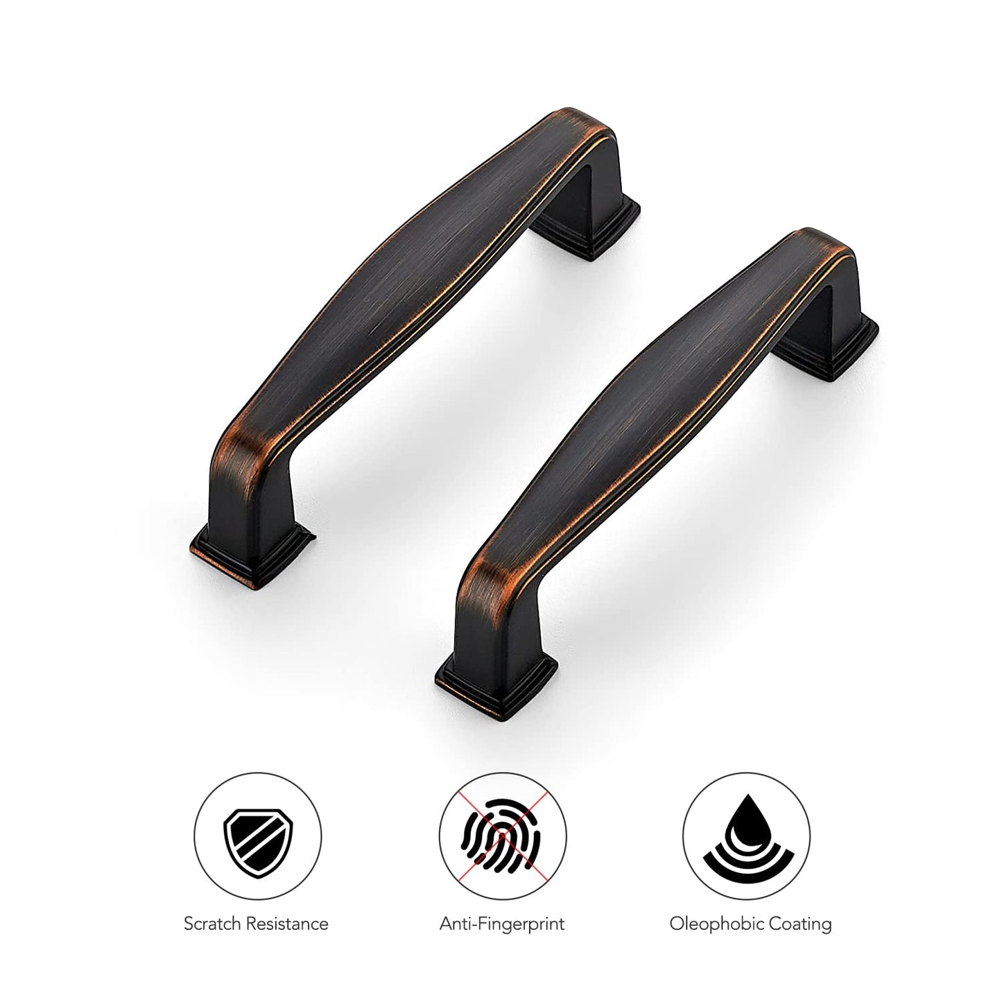 Ravinte 20 Pack Solid 3 Inch Kitchen Cabinet Handles Oil Rubbed Bronze Cabinet Pulls Drawer Pulls Kitchen Cabinet Hardware Kitchen Handles for Cabinets Cupboard Handles Drawer Handles