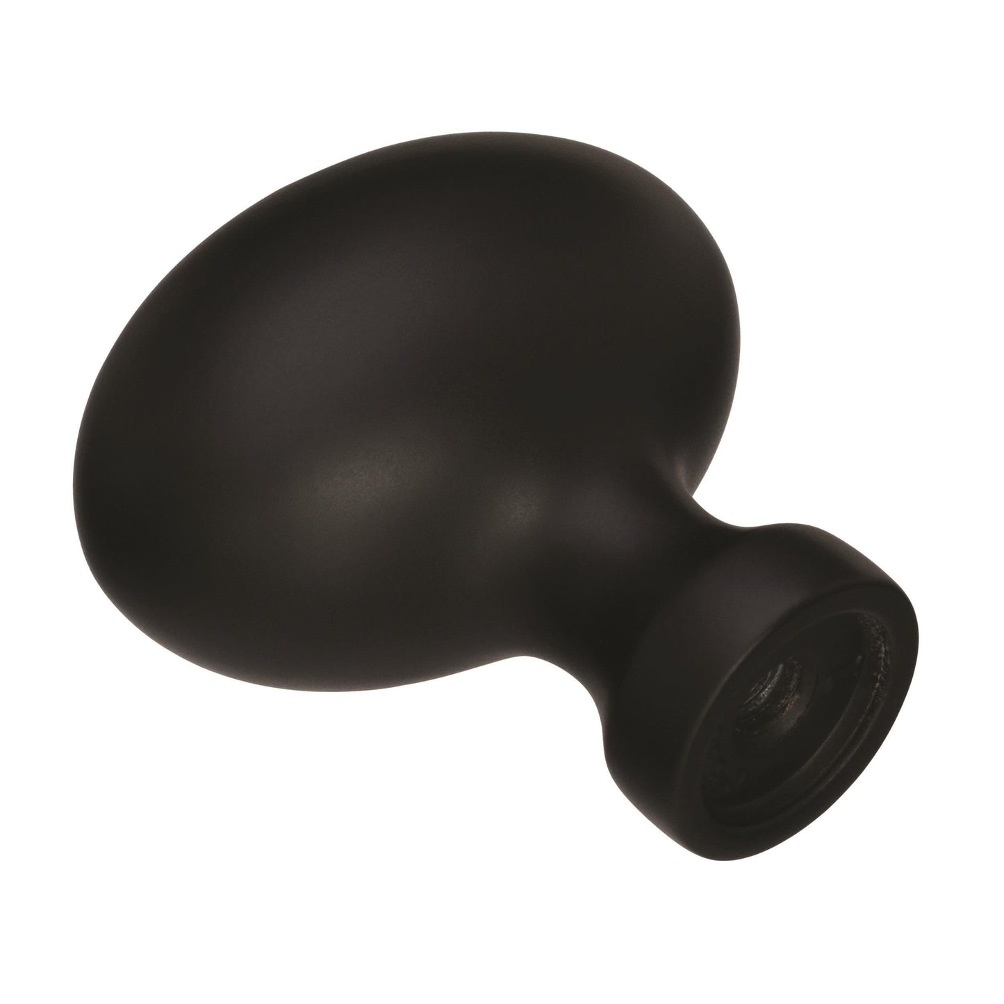 Amerock | Cabinet Knob | Matte Black | 1-3/8 inch (35 mm) Length | Vaile | 10 Pack | Drawer Knob | Cabinet Hardware