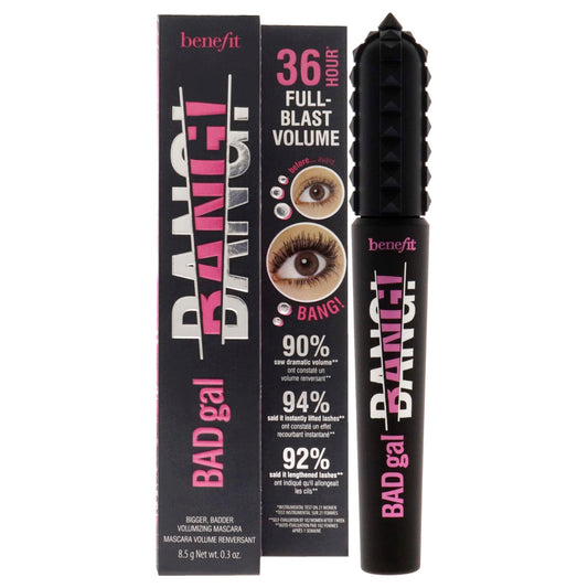 Benefit Bad Gal Bang Volumizing Mascara, Regular Size, 0.3 Fl Oz, Black