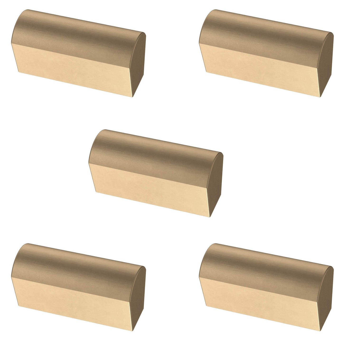 Franklin Brass Modern Arch Cabinet Knob, Champagne Bronze, 1-1/2" (38mm) Drawer 5 Pack, P43969K-CZ-CP