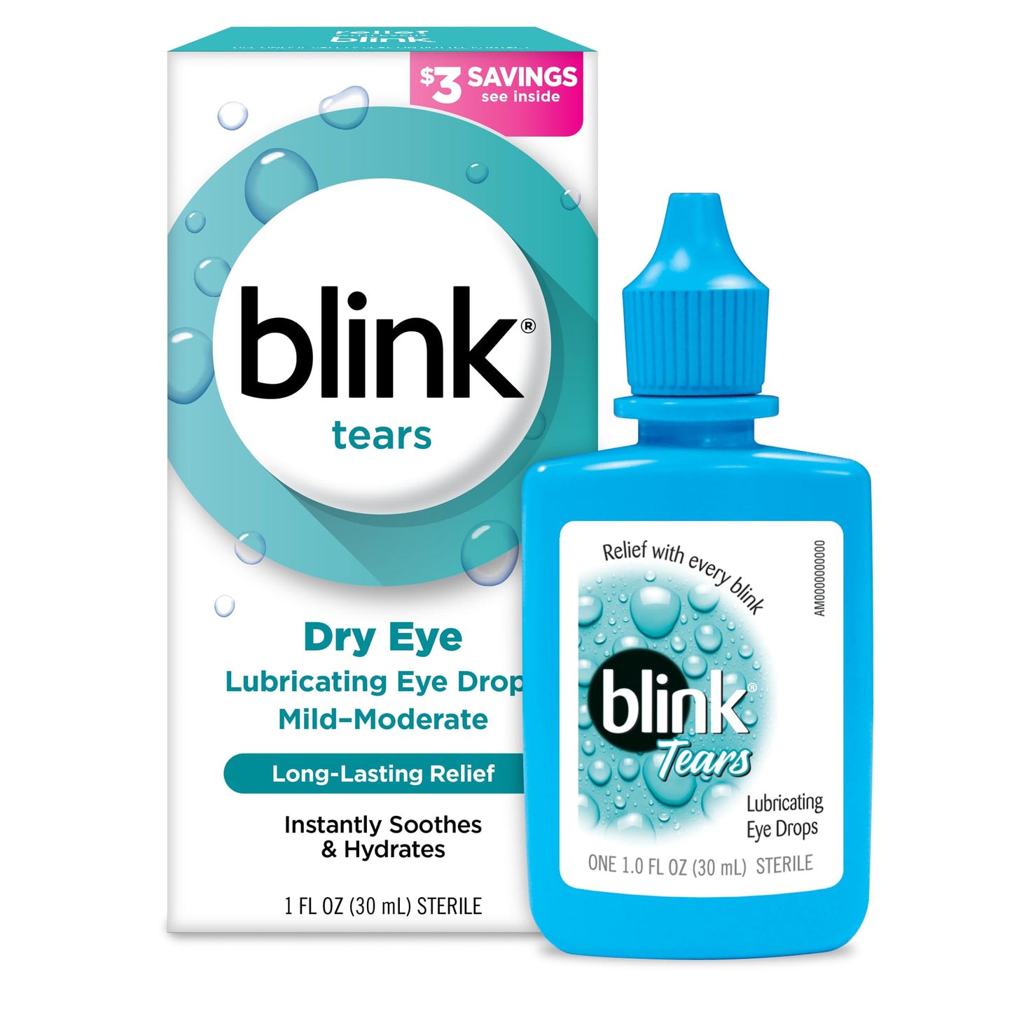 Blink® Tears Lubricating Eye Drops 1 fl oz (30 mL)