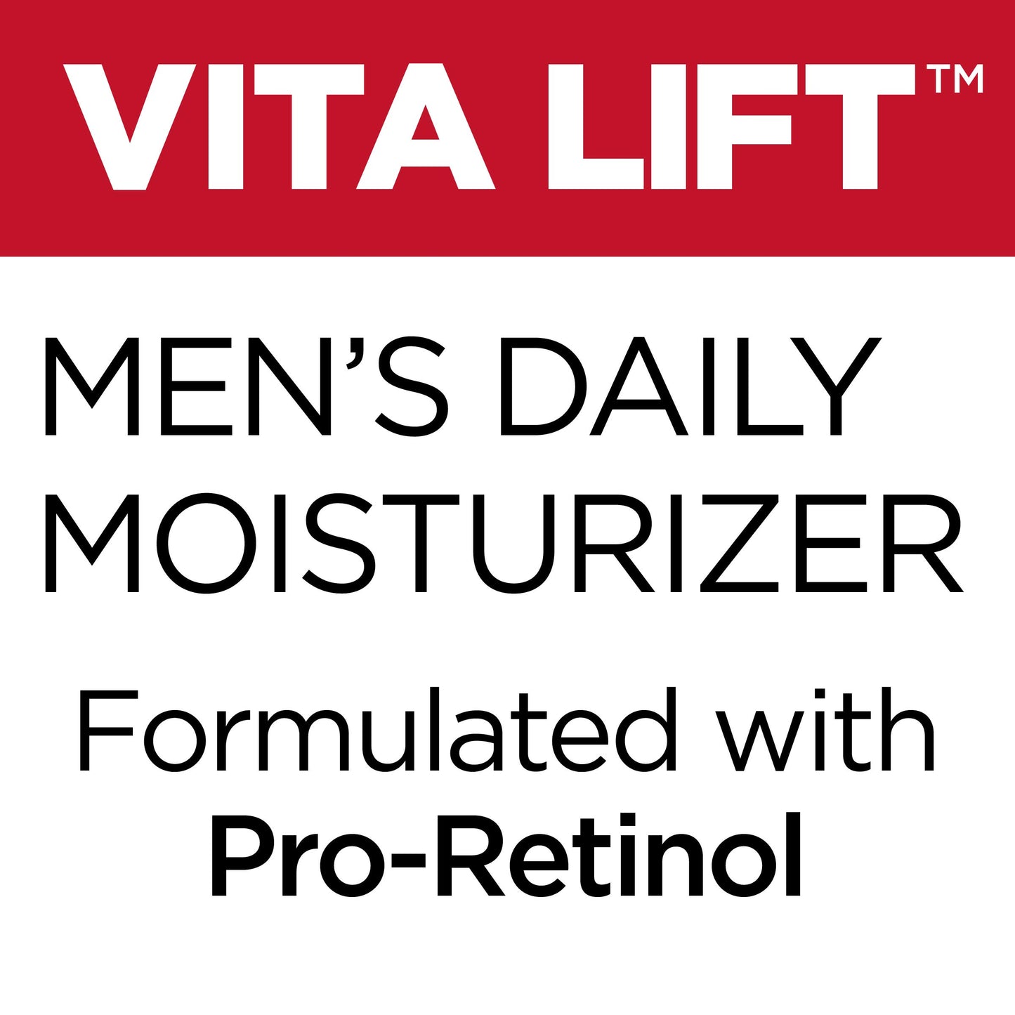 L'Oreal Men Expert Vitalift Anti-Wrinkle & Firming Face Moisturizer with SPF 15 and Pro-Retinol, Face Moisturizer for Men, Beard and Skincare for Men, 1.6 oz