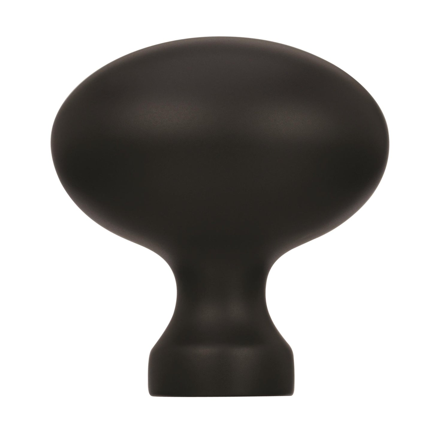 Amerock | Cabinet Knob | Matte Black | 1-3/8 inch (35 mm) Length | Vaile | 10 Pack | Drawer Knob | Cabinet Hardware