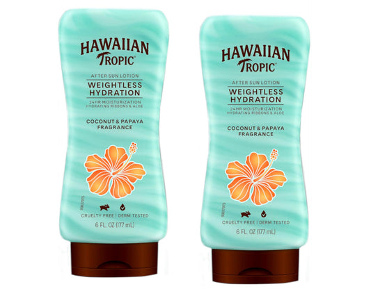 Hawaiian Tropic Silk Hydration After Sun Lotion 6 Fl Oz (Pack of 2)