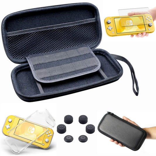 Yogyro Switch Lite Case for Nintendo Switch Lite, Portable Travel Carrying Case with Soft Deluxe Lining. Including Clear Cover Case, Protective Screen Protector, USB Cable for Switch Lite Accessories