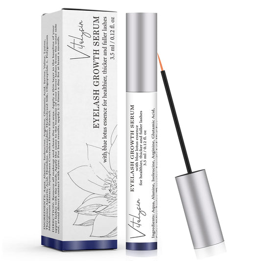 Vitalysin Eyelash Growth Serum - Eyebrow Enhancer - Premium Lash Boost Serum - Natural Ingredients - 0.12OZ/3.5ML (BLUE)