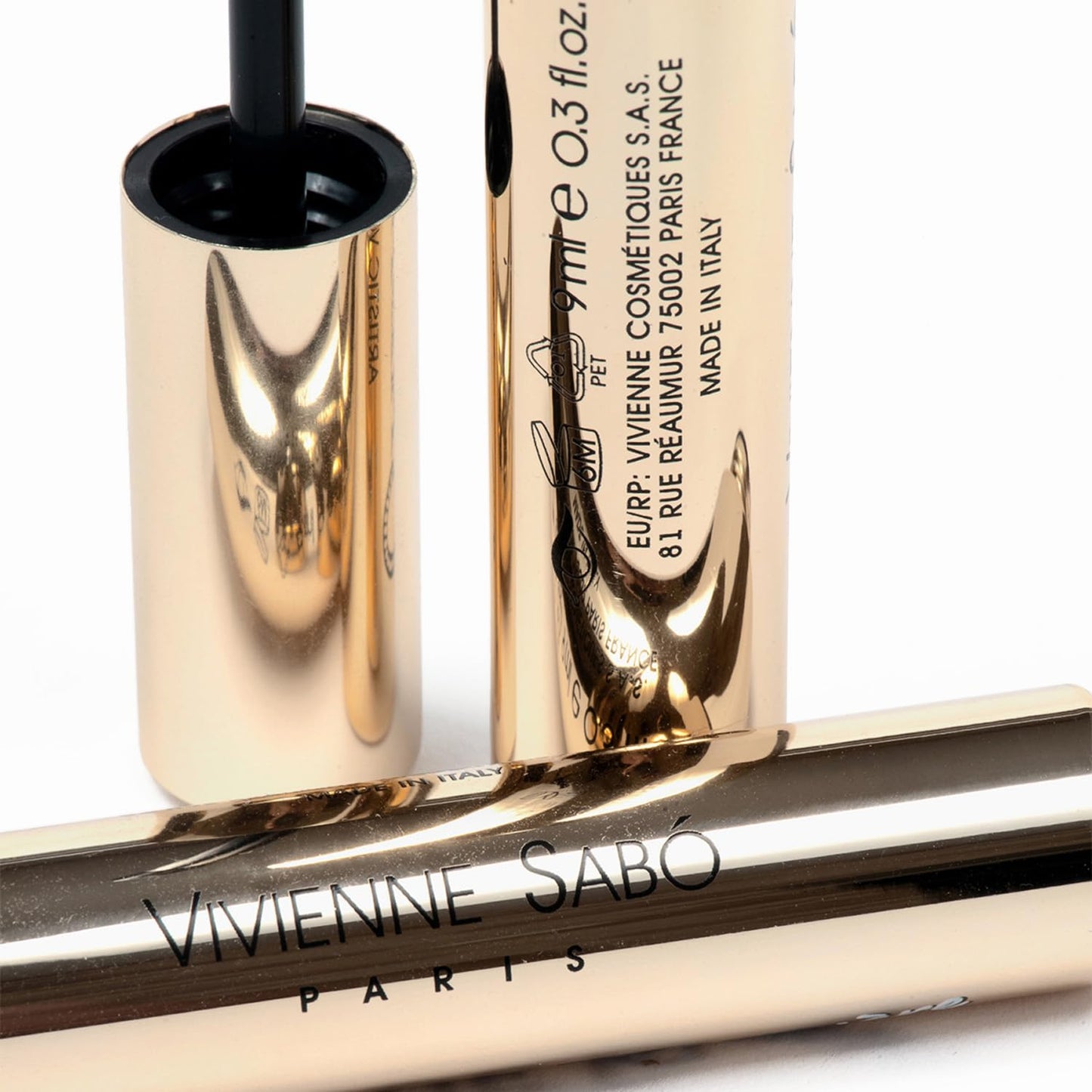 Vivienne Sabó Paris - Classic Everyday Mascara Cabaret Premiere, Cruelty Free, Black, Made in Europe, DUO Pack (2 pieces)