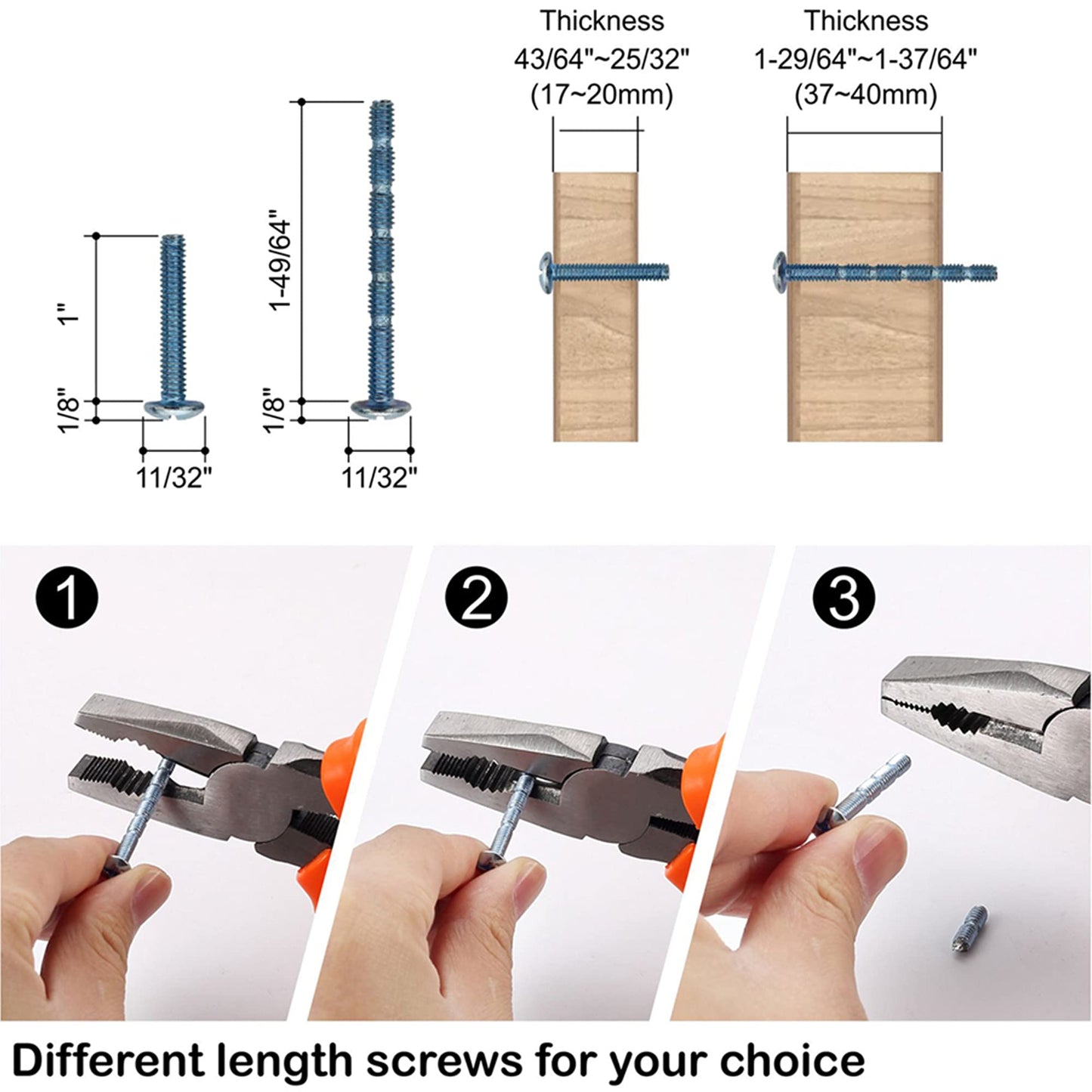 Amerdeco 10 Pack Brushed Satin Nickel Cabinet Knobs 1.4 Inch(35mm) Single Hole Cabinet Handles Dresser Knobs Drawer Knobs and Pulls for Bathroom Cabinets ZH0010