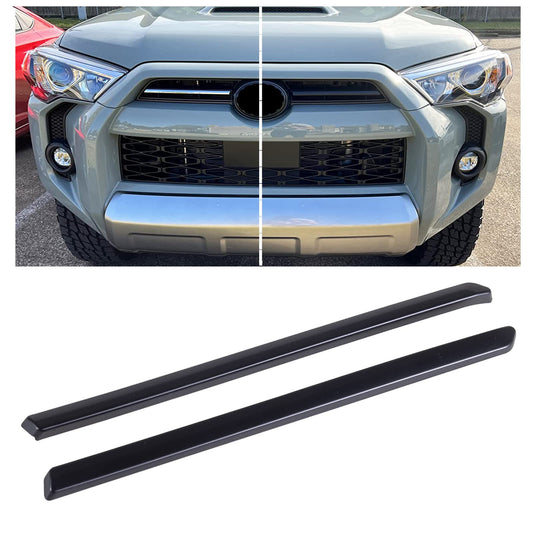 JDMCAR Front Center Grille Insert Cover Trim Compatible with 2023 2022 2021 2020 Toyota 4Runner TRD Pro Sport Accessories ABS Middle Grille Insert Cover Strips (Matte Black)