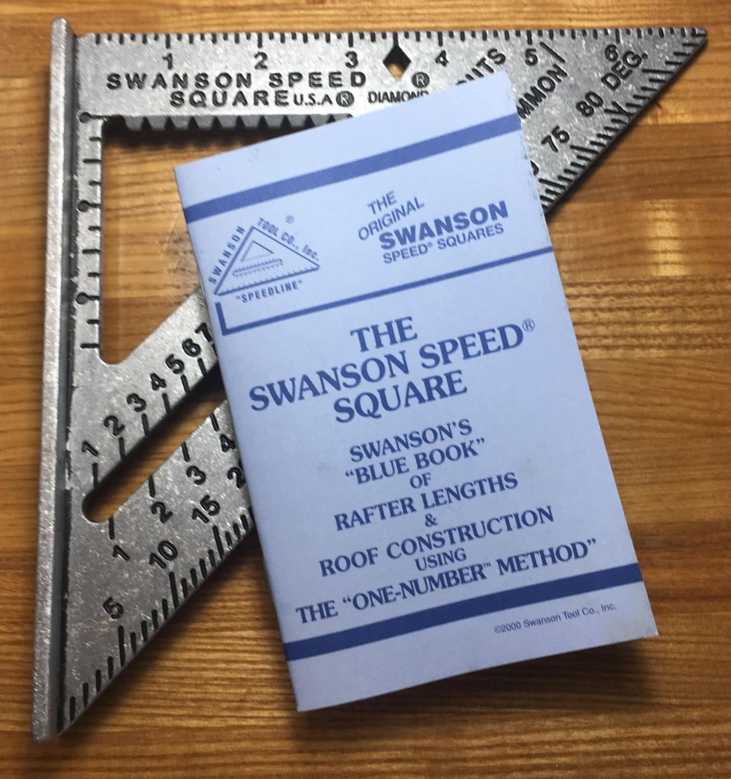 SWANSON Tool Co S0101 7 Inch Speed Square, Blue