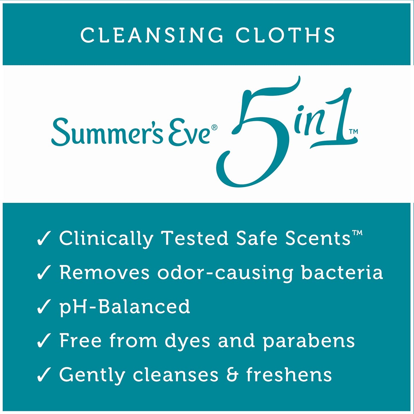 Summer's Eve Cleansing Wipes, Sunset Oasis, 16 count