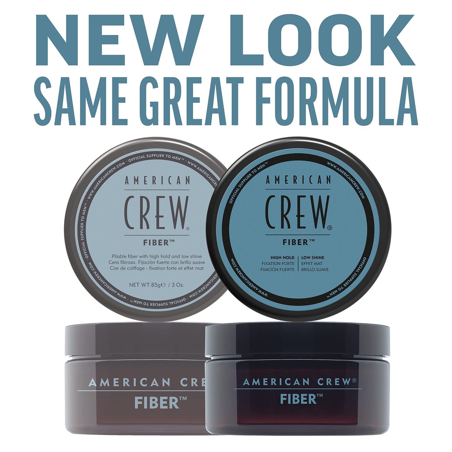 American Crew Men's Hair Fiber, Like Hair Gel with High Hold & Low Shine, 3 Oz (Pack of 1)