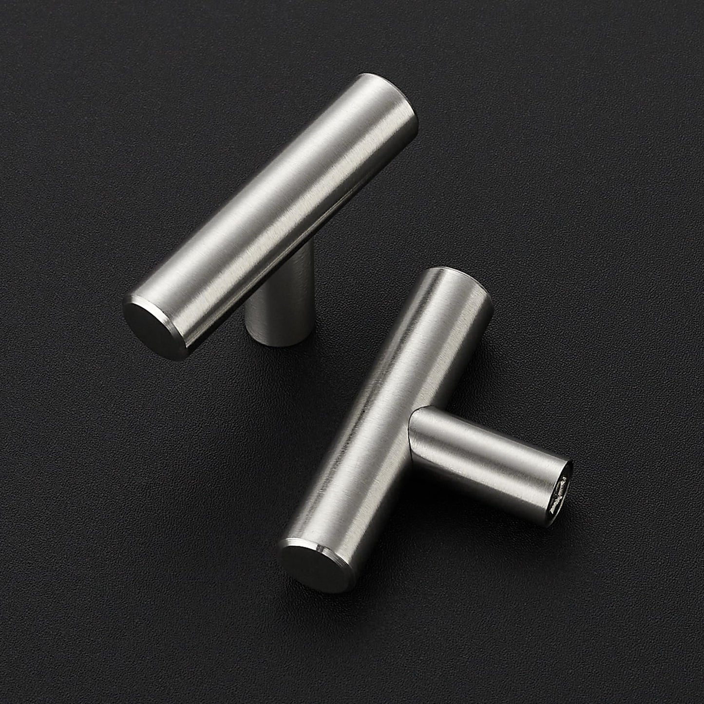 30 Pack Brushed Nickel Cabinet Knobs - Kitchen Cabinet Knobs Silver Cabinet Pulls for Kitchen Cabinet Drawer Stainless Steel Dresser Knobs for Cabinet Hardware 2in Length Single Hole T Bar