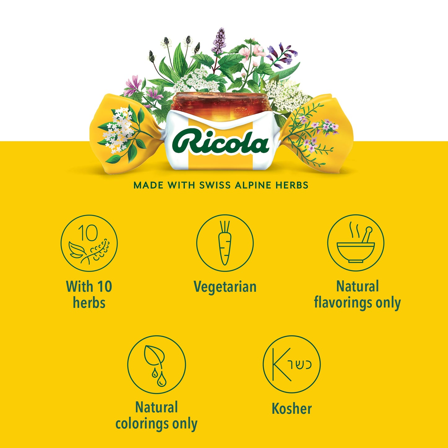 Ricola Original Herb Club Bag 115ct