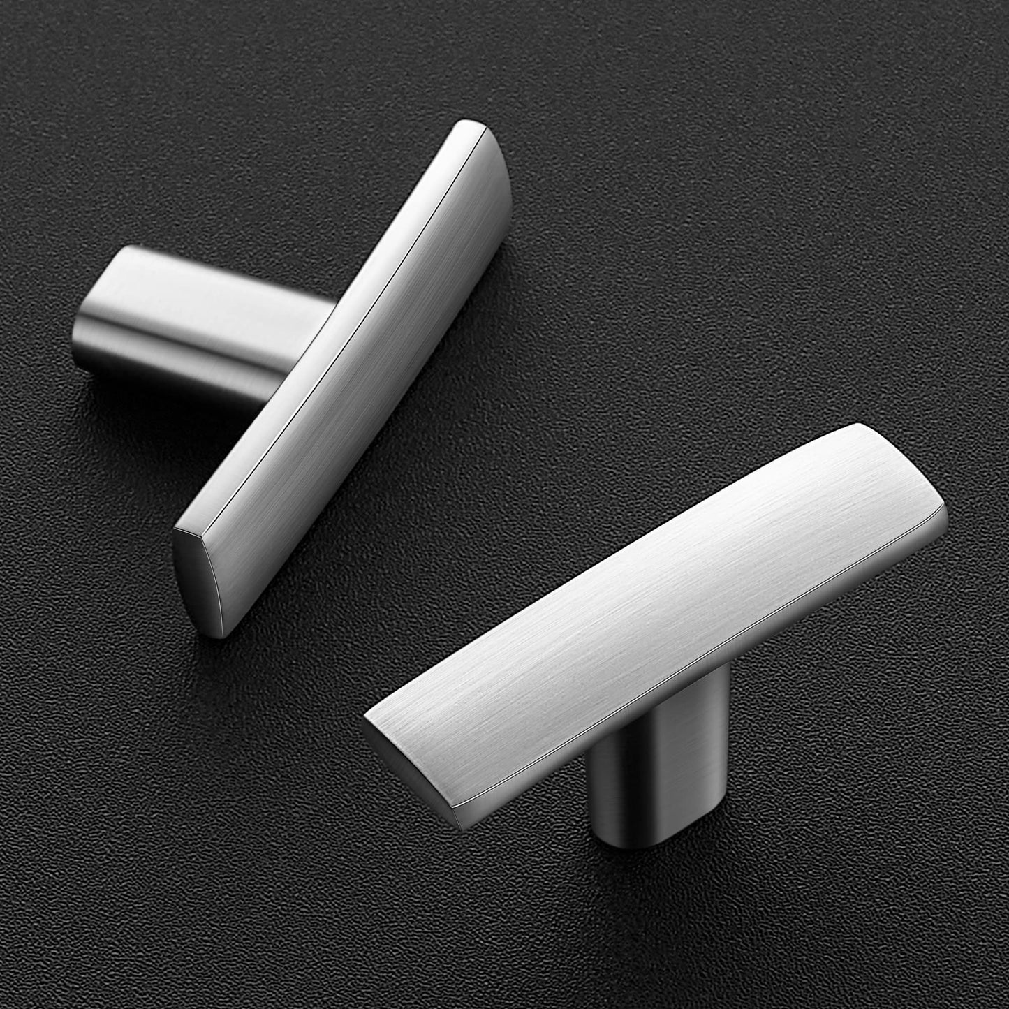 Ravinte 30 Pack Cabinet Handles Brushed Nickel Cabinet Pulls Kitchen Cabinet Handles,Curved Drawer Pulls in 1-3/4 Inch Length with Single Hole Arch Kitchen Cabinet Hardware