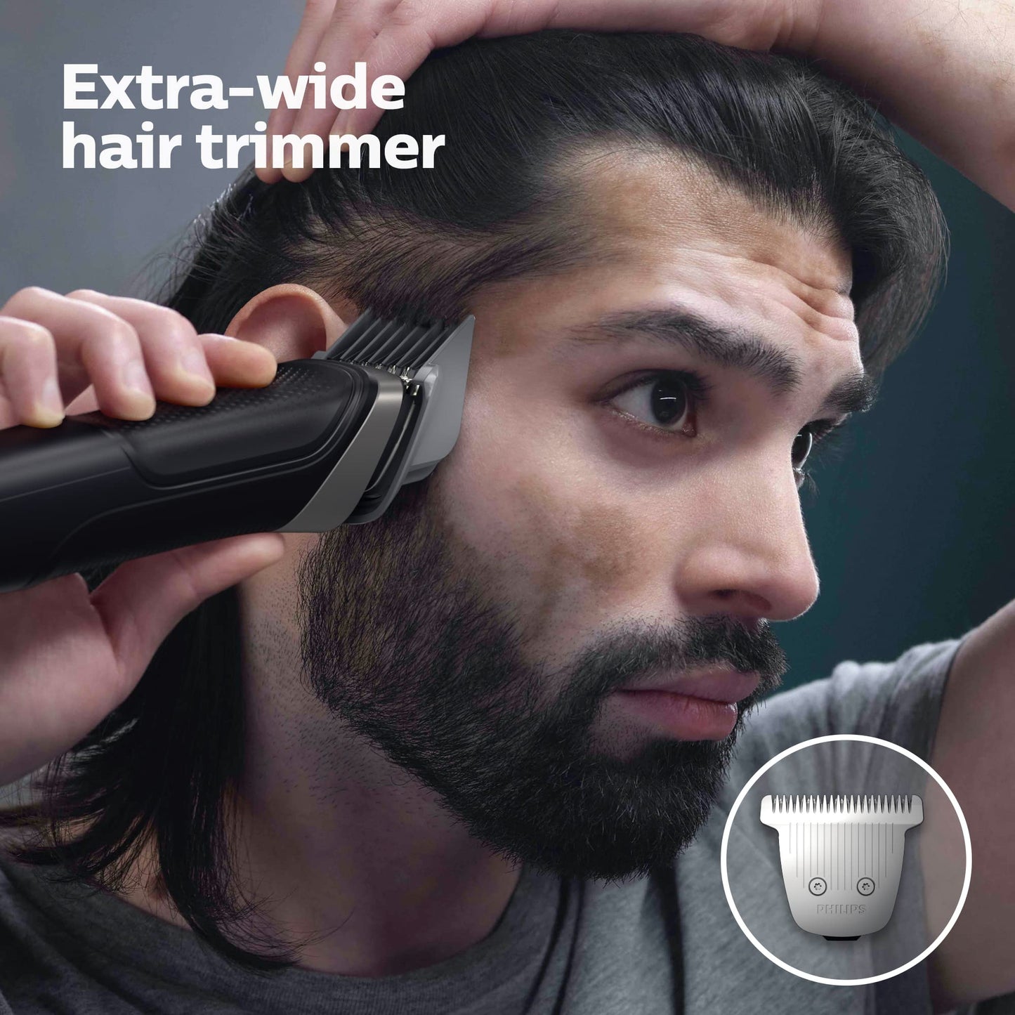 NEW Philips Norelco Multigroom Series 5000 18 Piece, Beard Face, Hair, Body and Intimate Hair Trimmer for Men - NO BLADE OIL MG5910/49