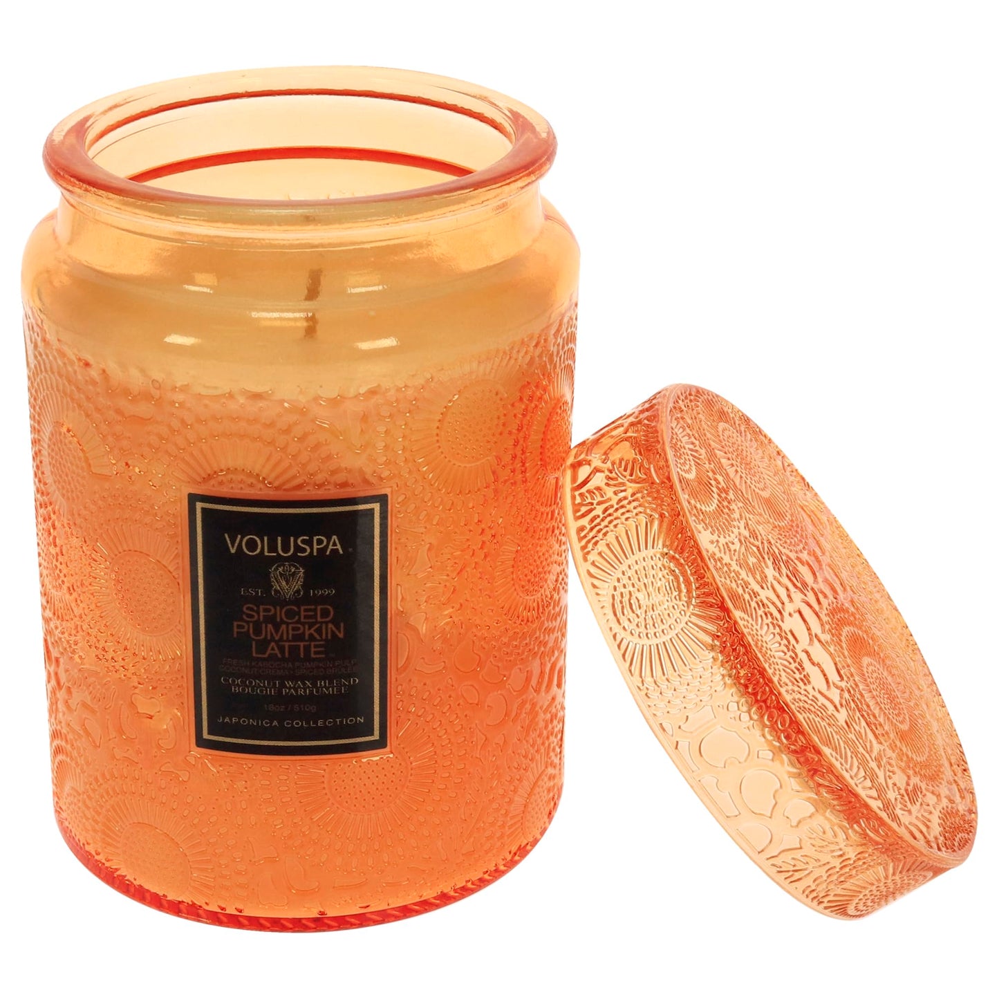 Spiced Pumpkin Latte - Large by Voluspa for Unisex - 18 oz Candle