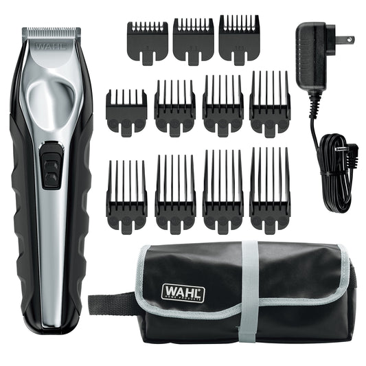 Wahl USA Lithium Ion Total Beard Trimmer for Men with 11 Guide Combs for Easy Trimming, Detailing, & Grooming – Model 9888