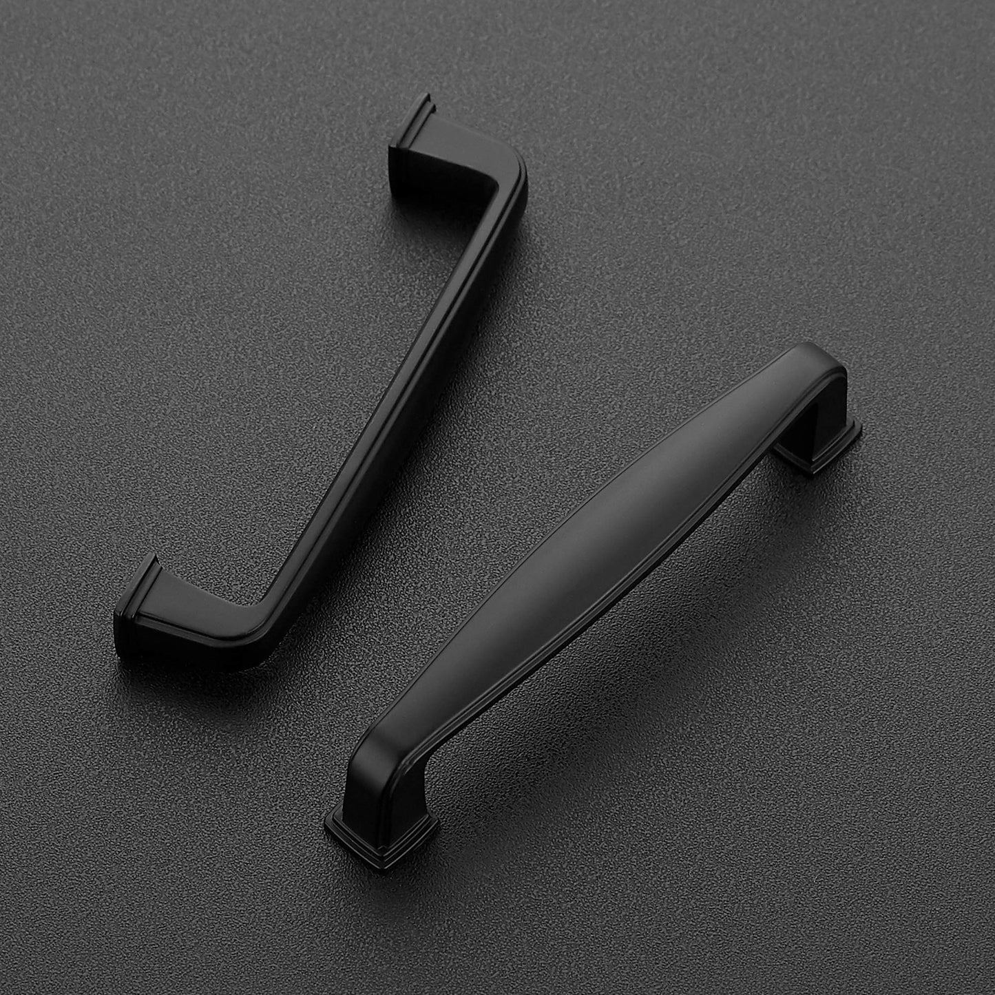 Ravinte 25 Pack Solid 3-3/4 Inch Kitchen Cabinet Handles Matte Black Cabinet Pulls Black Drawer Pulls Kitchen Cabinet Hardware Kitchen Handles for Cabinets Cupboard Handles Drawer Handles