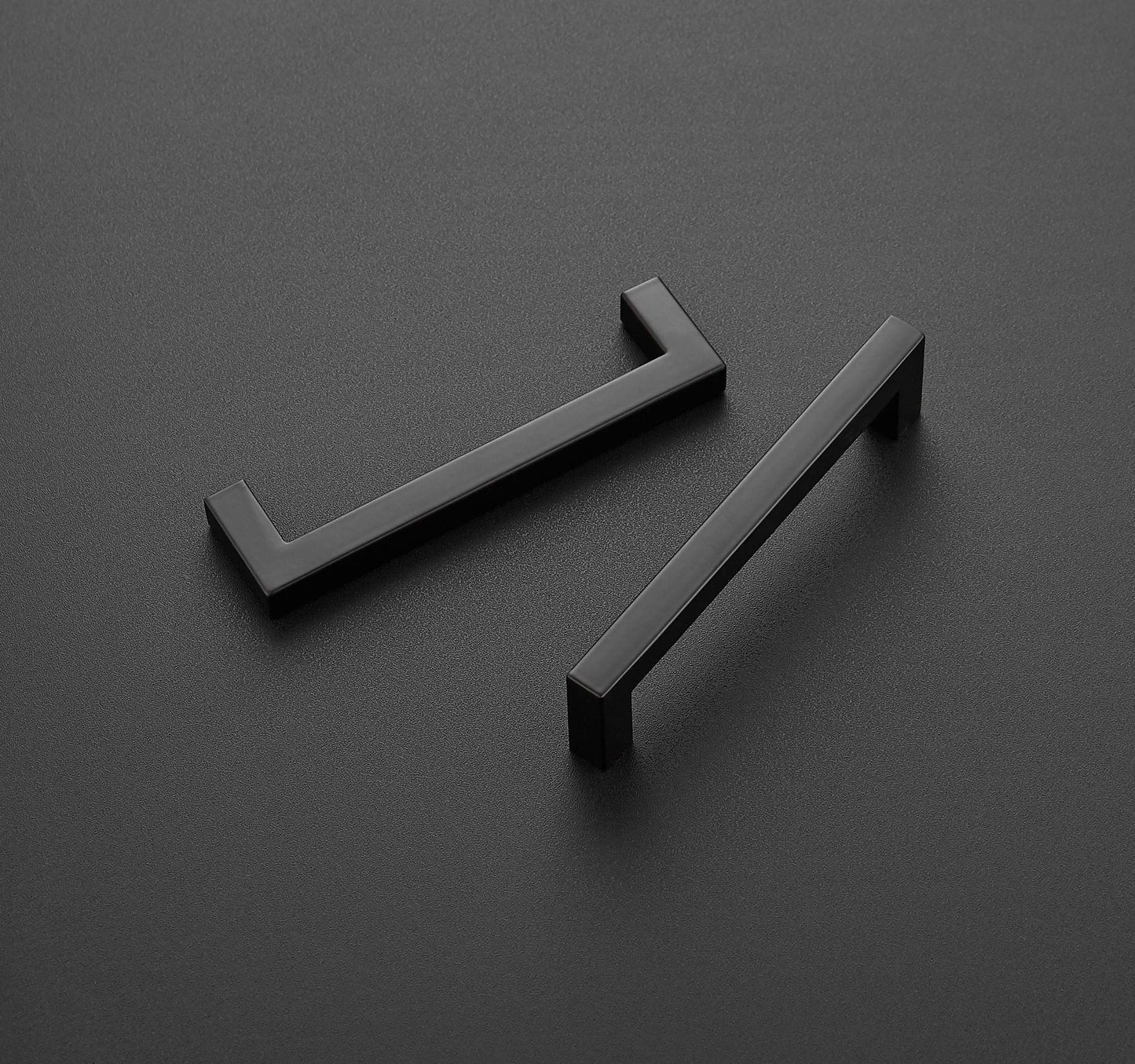 Ravinte 30 Pack 5 Inch Kitchen Square Cabinet Handles Matte Black Pulls Drawer Hardware for Cabinets Cupboard