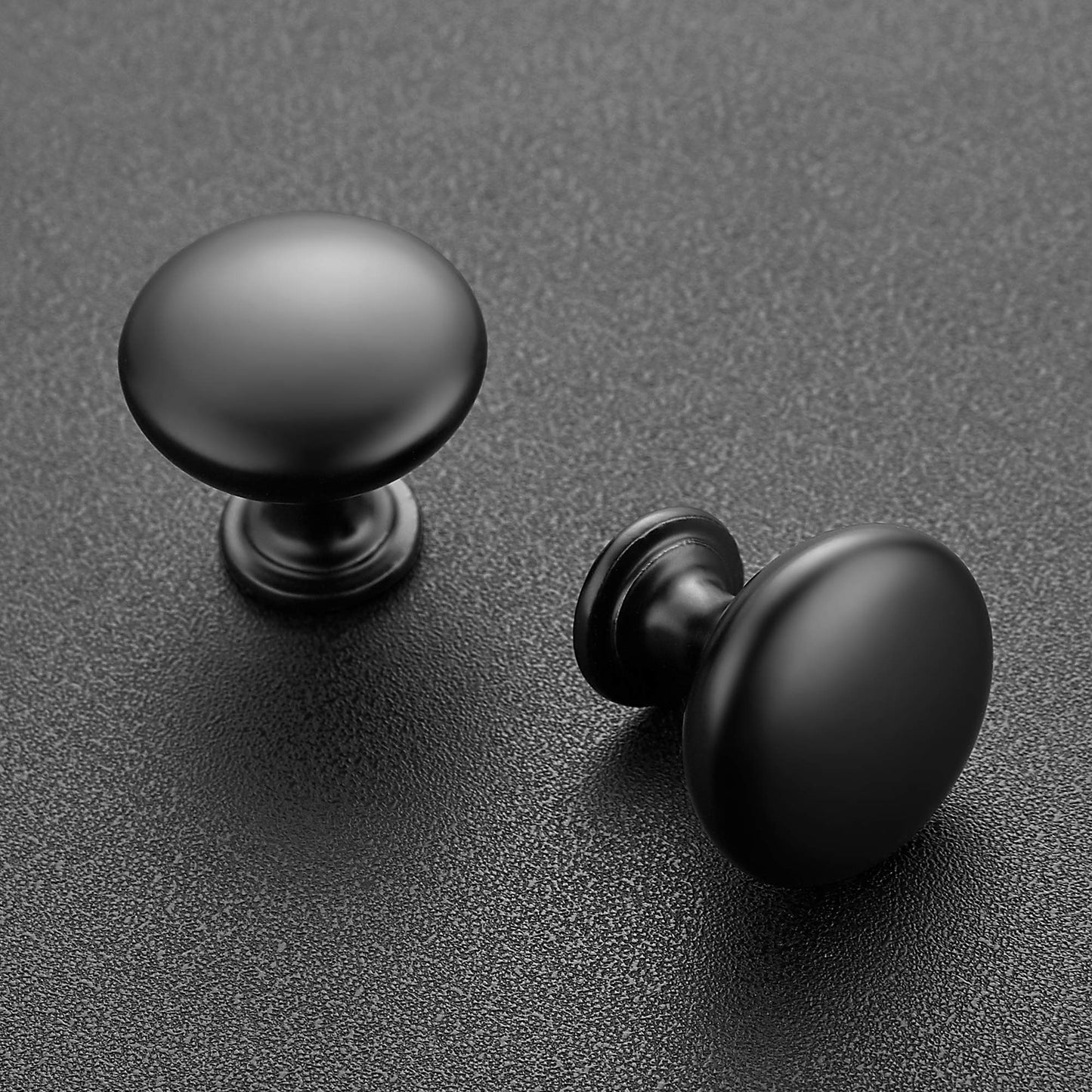 Ravinte 30 Pack Kitchen Cabinet Knobs Matte Black Zinc Knobs Drawer Pulls Door Dresser Drawer Handles Knobs for Dresser Drawers